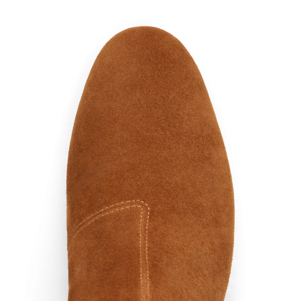 The Starling 50 Bootie - Tan Stretch Suede The Starling 50 Bootie - Tan Stretch Suede