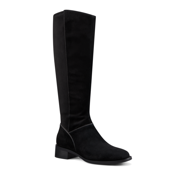 The Starling Tall Boot - Black Suede The Starling Tall Boot - Black Suede
