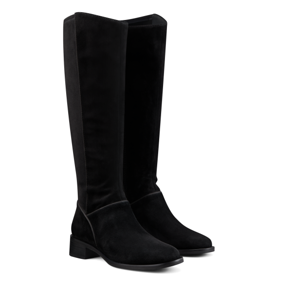 The Starling Tall Boot - Black Suede The Starling Tall Boot - Black Suede