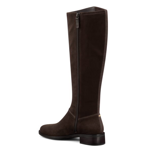 The Starling Tall Boot - Chocolate Suede The Starling Tall Boot - Chocolate Suede