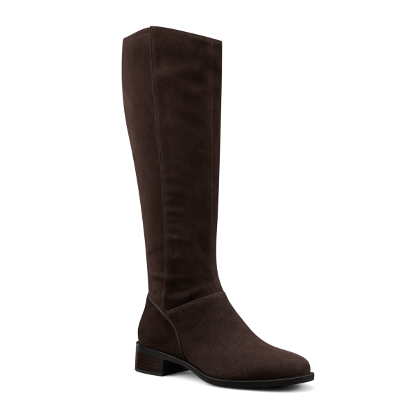 The Starling Tall Boot - Chocolate Suede The Starling Tall Boot - Chocolate Suede