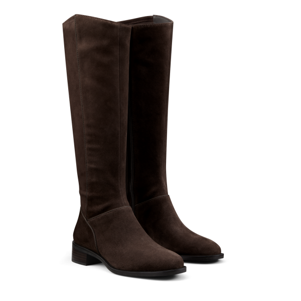 The Starling Tall Boot - Chocolate Suede The Starling Tall Boot - Chocolate Suede