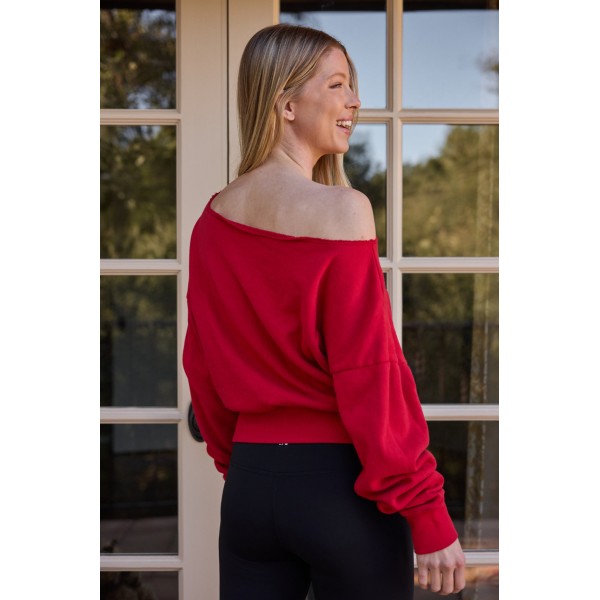 Crawford Off The Shoulder Sweatshirt Crawford Off The Shoulder Sweatshirt