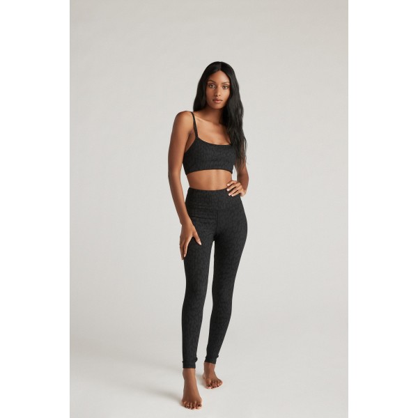 Kendell Embossed Ankle Legging Kendell Embossed Ankle Legging