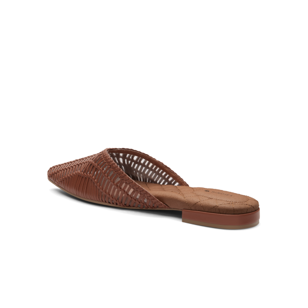 The Swan - Cognac Woven Leather The Swan - Cognac Woven Leather