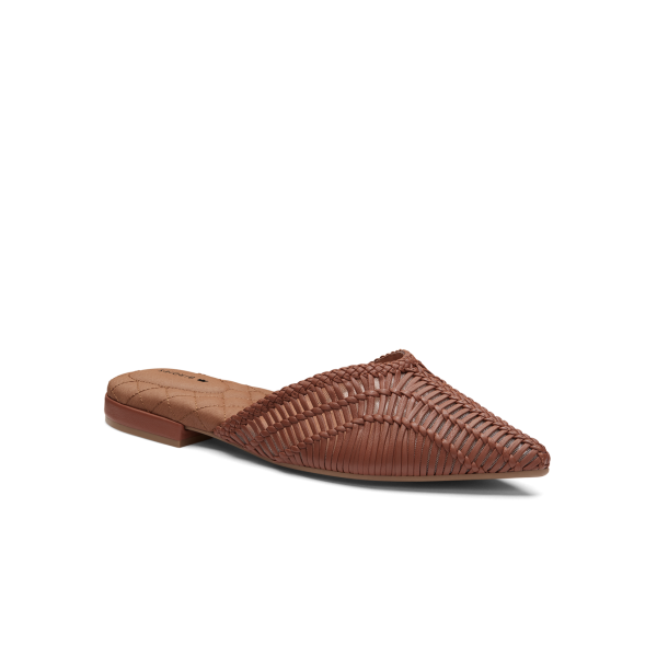 The Swan - Cognac Woven Leather The Swan - Cognac Woven Leather