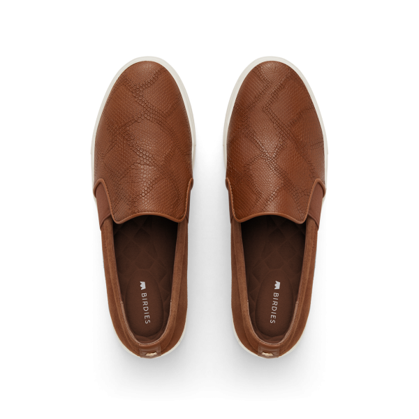 The Swift - Cognac Embossed Leather The Swift - Cognac Embossed Leather