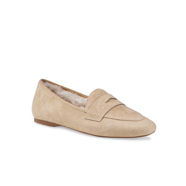 The Vesper - Biscuit Suede Faux Fur The Vesper - Biscuit Suede Faux Fur
