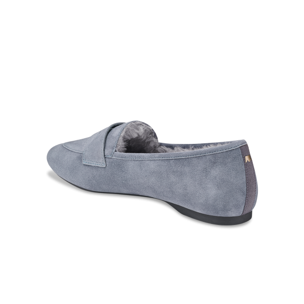 The Vesper - Smoke Suede Faux Fur The Vesper - Smoke Suede Faux Fur