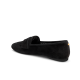 The Vesper - Black Suede Faux Fur The Vesper - Black Suede Faux Fur