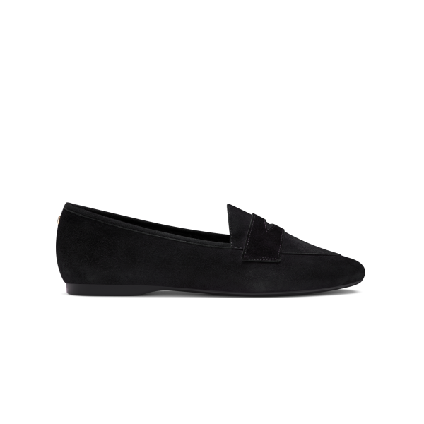 The Vesper - Black Suede Faux Fur The Vesper - Black Suede Faux Fur