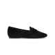 The Vesper - Black Suede Faux Fur The Vesper - Black Suede Faux Fur