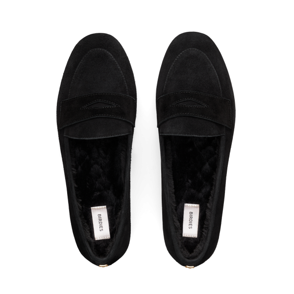 The Vesper - Black Suede Faux Fur The Vesper - Black Suede Faux Fur