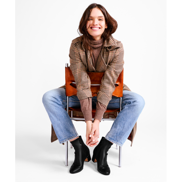 The Starling 50 Bootie - Black Stretch Leather The Starling 50 Bootie - Black Stretch Leather