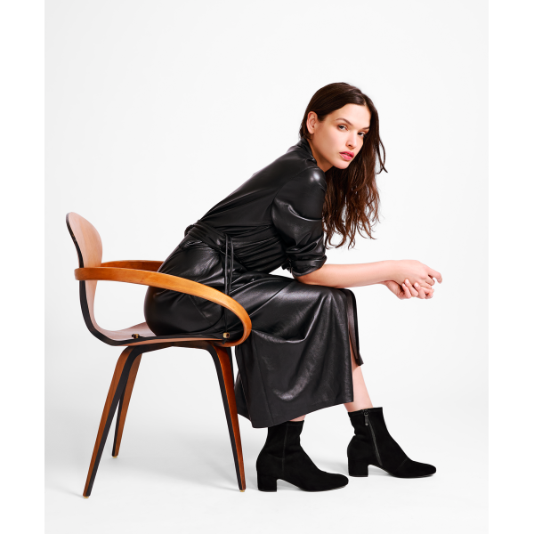 The Starling 50 Bootie - Black Stretch Suede The Starling 50 Bootie - Black Stretch Suede